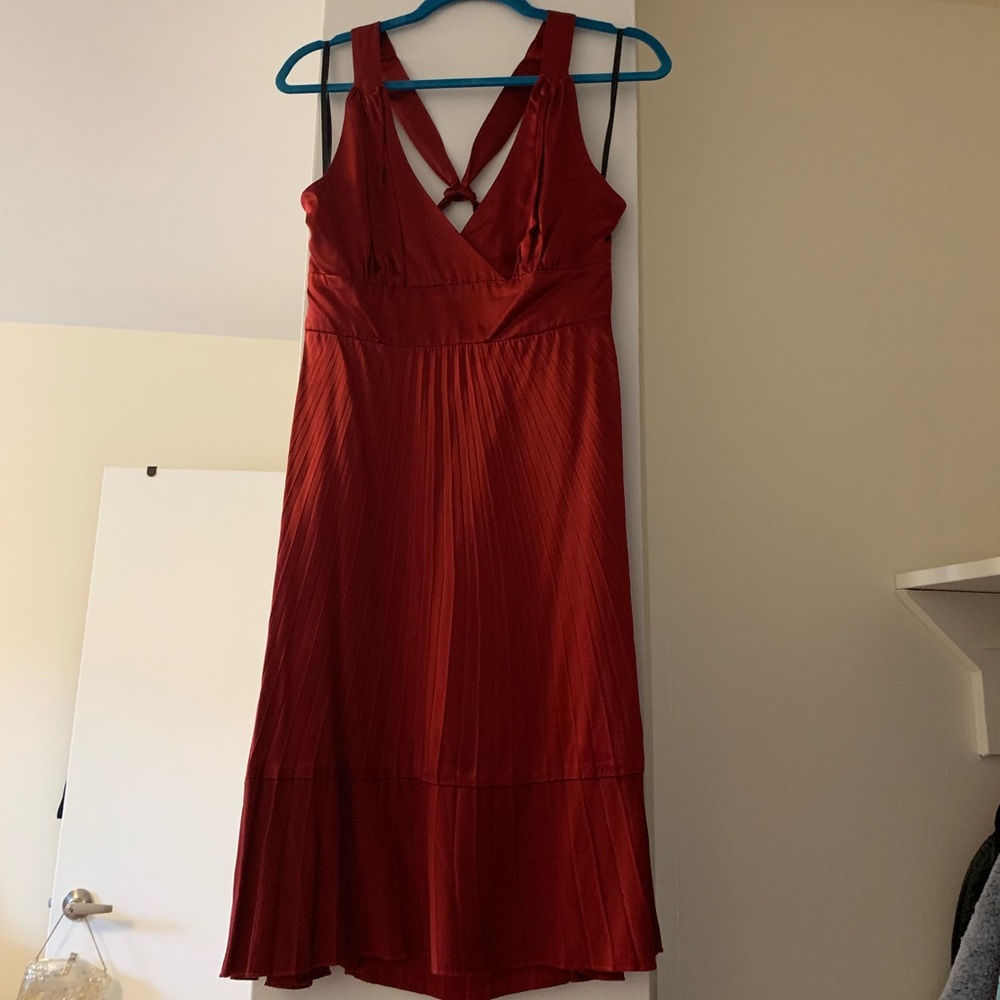 Scarlet red bebe evening dress!